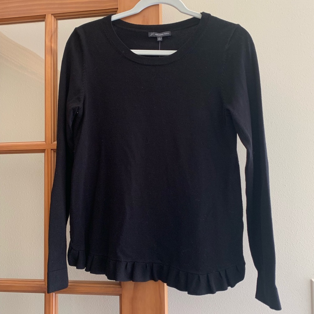 NWT Adrianna Papell Black Sweater